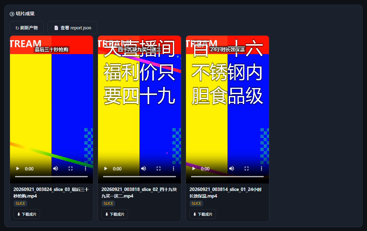 切片成果